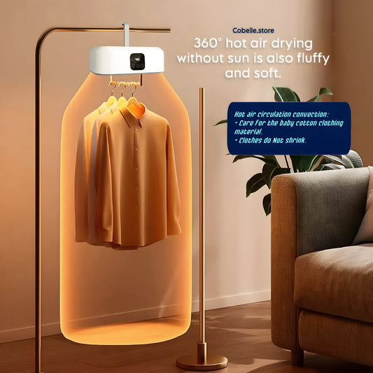 Compact Portable Electric Clothes Dryer to Travel.