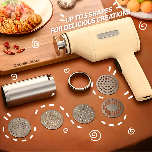 Auto Noodle Maker for Kitchen- 5 Pasta Shapes