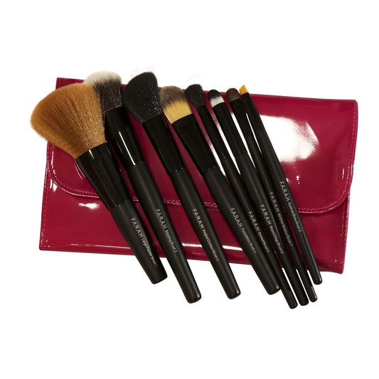 The Elegant 8 Premium Makeup Brushes Set Makeup Brush Kit by