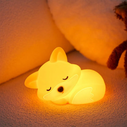 Penguin Silicone Night Light Soft Nursery Nightlight Dimmable LED Squishy Novelty Animal Bedside Lamp for Gifts