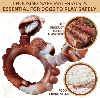 Dog Toys for Aggressive Chewers Dog Toy Interactive Dog Toys for Large Dog Chew Toys for Aggressive Chewers,Dinosam Indestructible Dog Toy for Medium Large Dogs