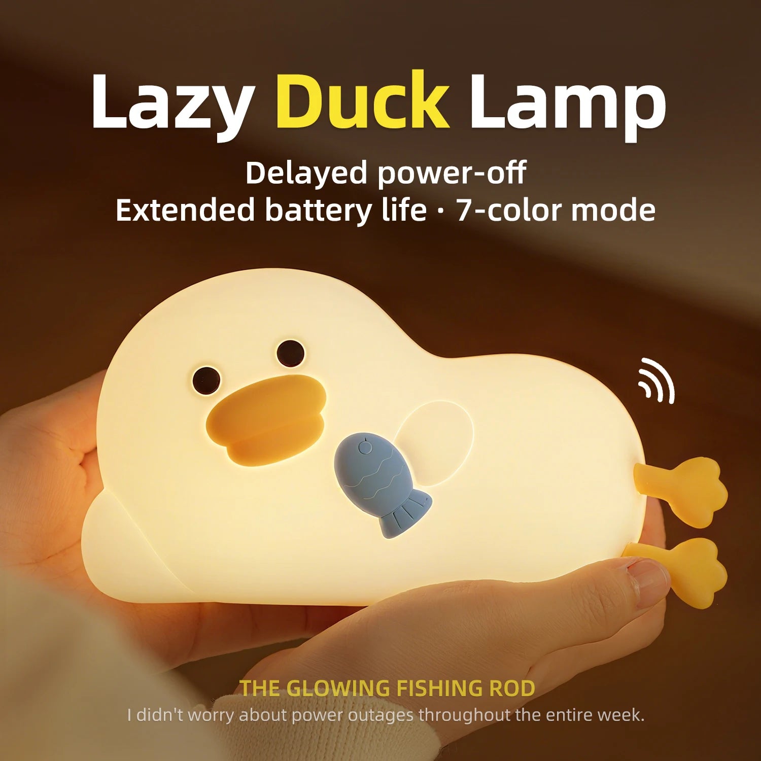 Penguin Silicone Night Light Soft Nursery Nightlight Dimmable LED Squishy Novelty Animal Bedside Lamp for Gifts