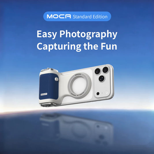 Iphone Photo Assistant 1-Click Camera Wake/Lens Flip, DSLR Shutter, Focus/Exposure Control Ergonomic Rechargeable Remote