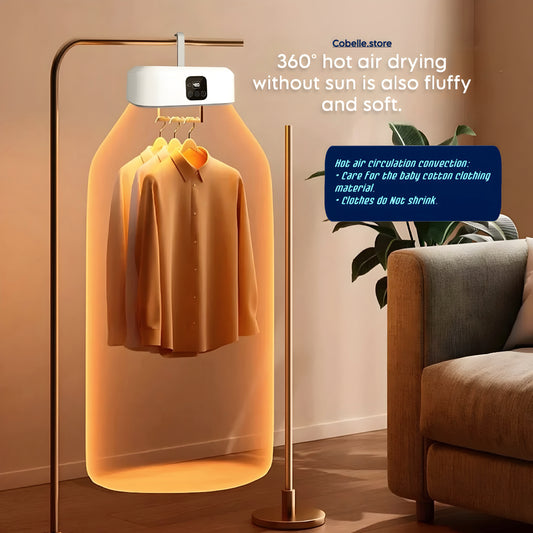 Compact Portable Electric Clothes Dryer to Travel.