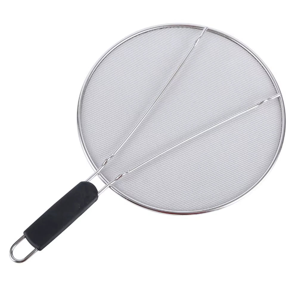 Anti Splatter Grease Splatter Screen Durable Cooking Frying Kitchen Tools Splash Cover Stainless Steel Guard Oil Net