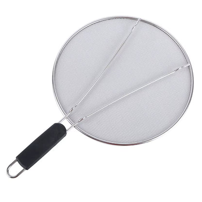 Anti Splatter Grease Splatter Screen Durable Cooking Frying Kitchen Tools Splash Cover Stainless Steel Guard Oil Net
