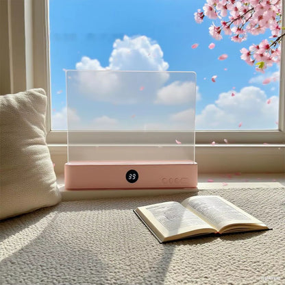 Ravel Reading Lamp Book Light Rechargeable Clear LED Flat Reading Light Dimmable Panel Plate Lamp 3 Colors Timer Full Page Light