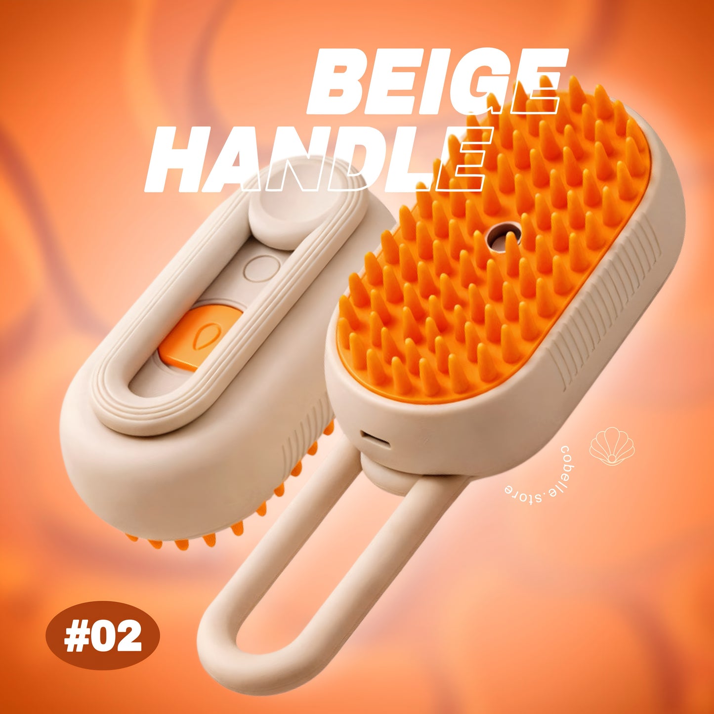 3-in-1 Pet Grooming Brush — Spray, Massage & Hair Removal for Cats & Dogs 🐶🐱💦