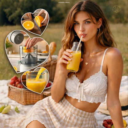 Portable USB Rechargeable Juicer — Fresh Juice Anytime, Anywhere 🍊✨