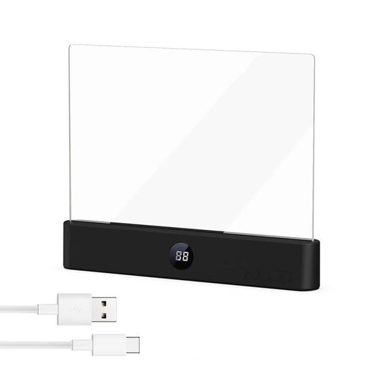 Ravel Reading Lamp Book Light Rechargeable Clear LED Flat Reading Light Dimmable Panel Plate Lamp 3 Colors Timer Full Page Light