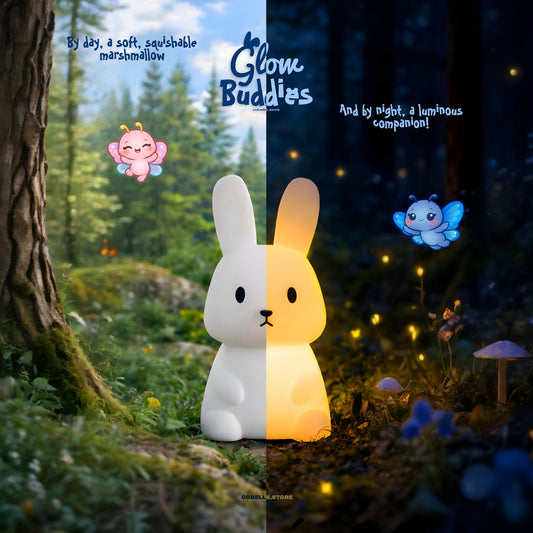 🐰✨ Lumi Rabbit – Glow Buddies Silicone Night Light