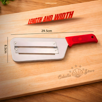 Premium Stainless Steel Cabbage Slicer — Easy Vegetable Cutting Tool