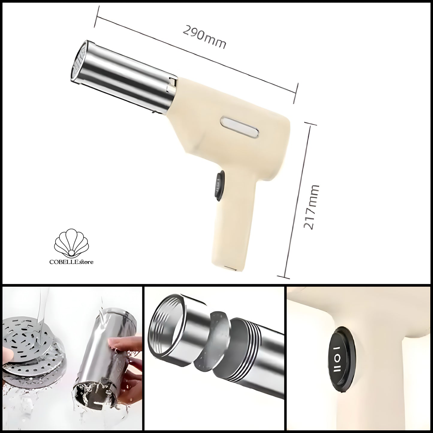 Auto Noodle Maker for Kitchen- 5 Pasta Shapes