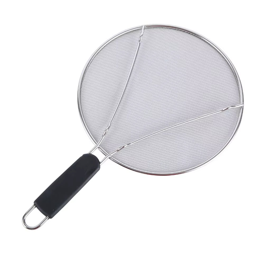 Anti Splatter Grease Splatter Screen Durable Cooking Frying Kitchen Tools Splash Cover Stainless Steel Guard Oil Net