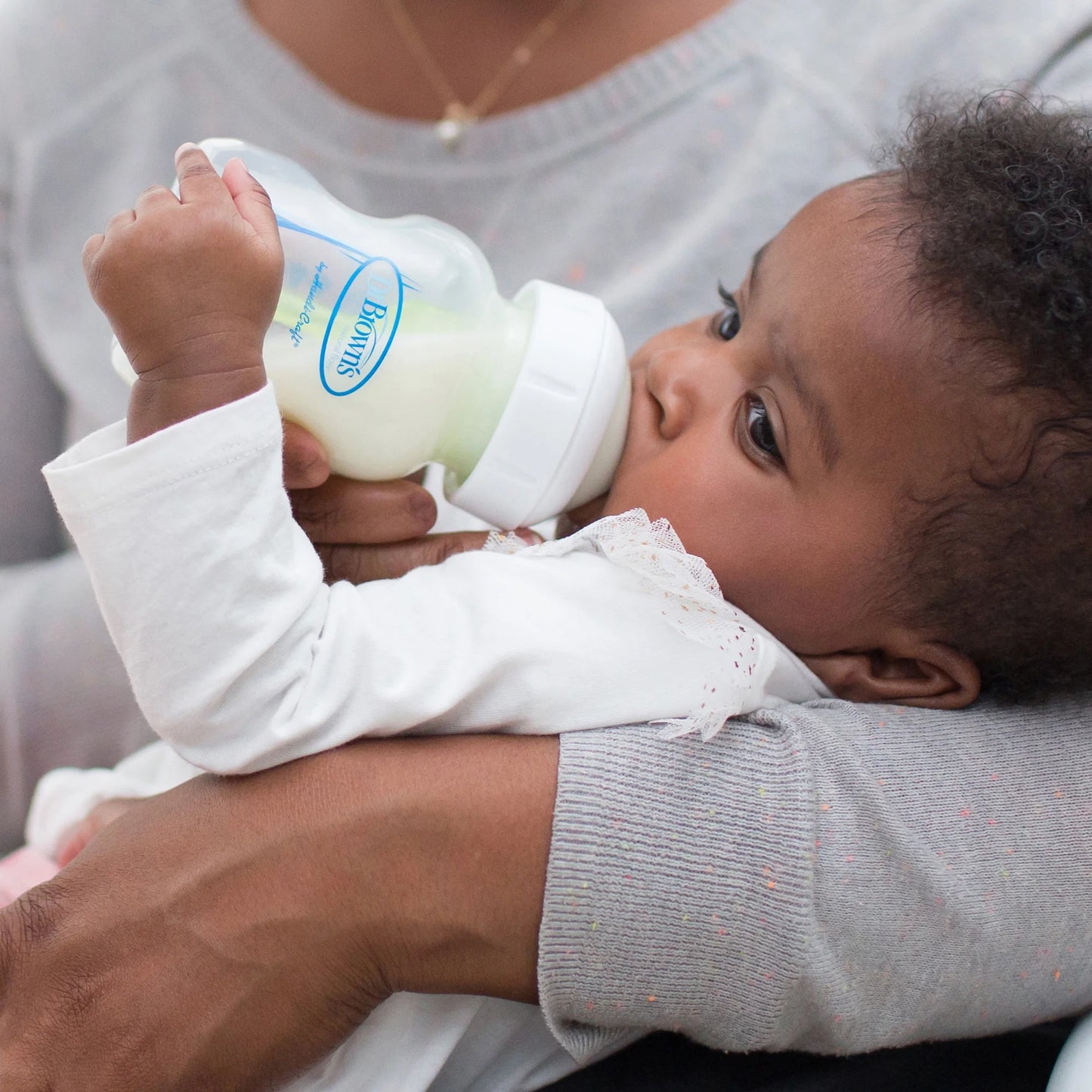 Natural Flow Anti-Colic Options+ Wide-Neck Baby Bottle Essentials Gift Set, BPA Free 0M+