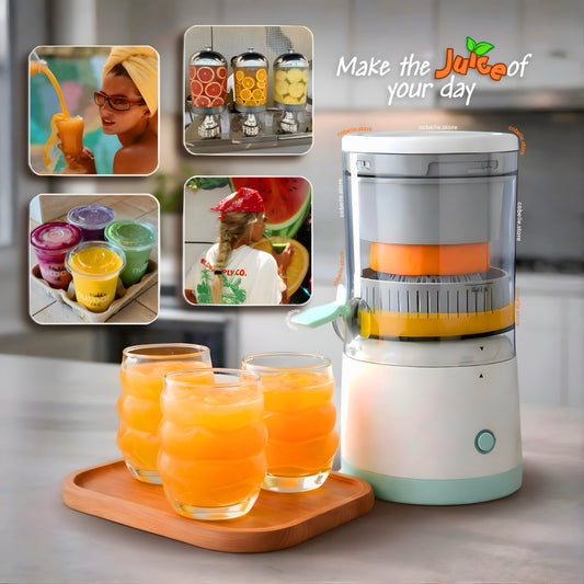 Portable USB Rechargeable Juicer — Fresh Juice Anytime, Anywhere 🍊✨