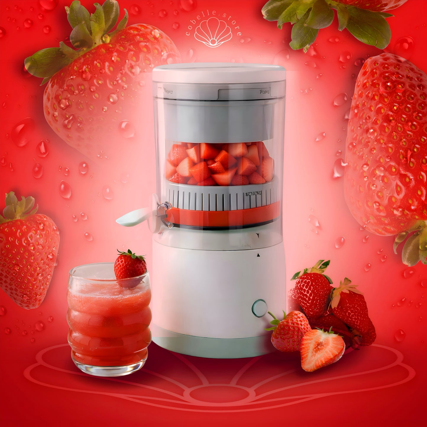 Portable USB Rechargeable Juicer — Fresh Juice Anytime, Anywhere 🍊✨