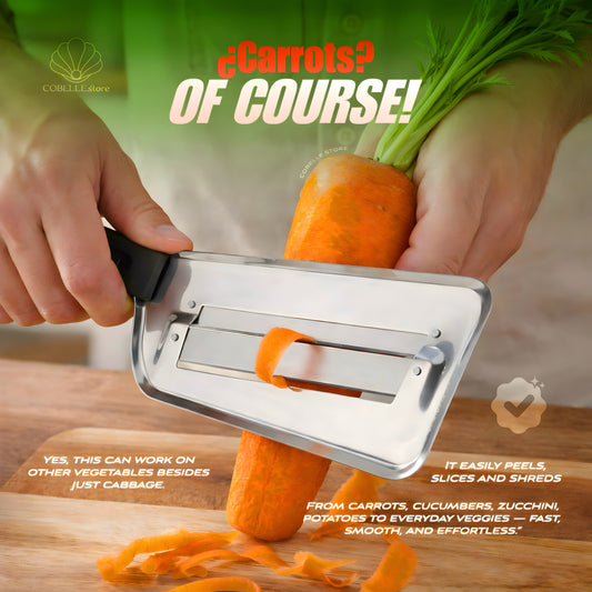 Premium Stainless Steel Cabbage Slicer — Easy Vegetable Cutting Tool