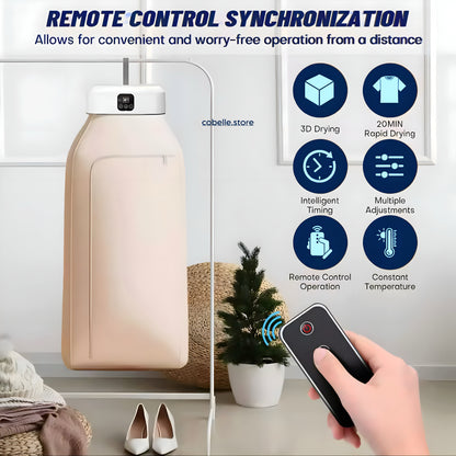 Compact Portable Electric Clothes Dryer to Travel.