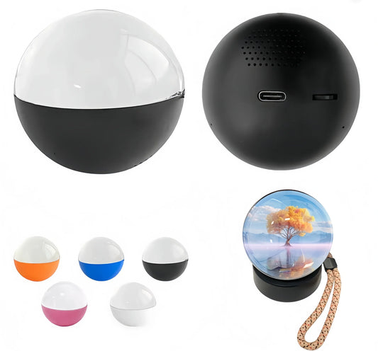 3D Crystal Ball DIY LCD Video Player WIFI Playback Photo Display Electronic Ball Suitable for Concert Fans Gift